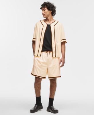 Мужская сетчатая бейсбольная рубашка и шорты Mode of One с логотипом, эксклюзивно в Macy's
