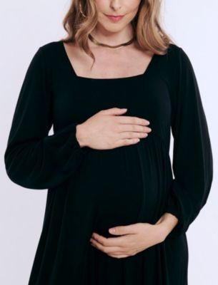 Maternity Long Sleeve Empire Waist Maxi Dress - Motherhood
