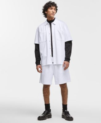 Мужская рубашка Mode of One с коротким рукавом и застежкой спереди эксклюзивно в Macys 9890₽