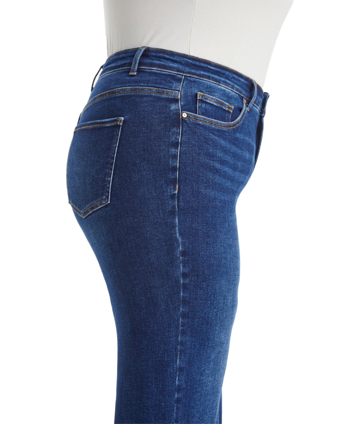 Bayeas Plus Size Linda High Rise Wide Leg Jeans