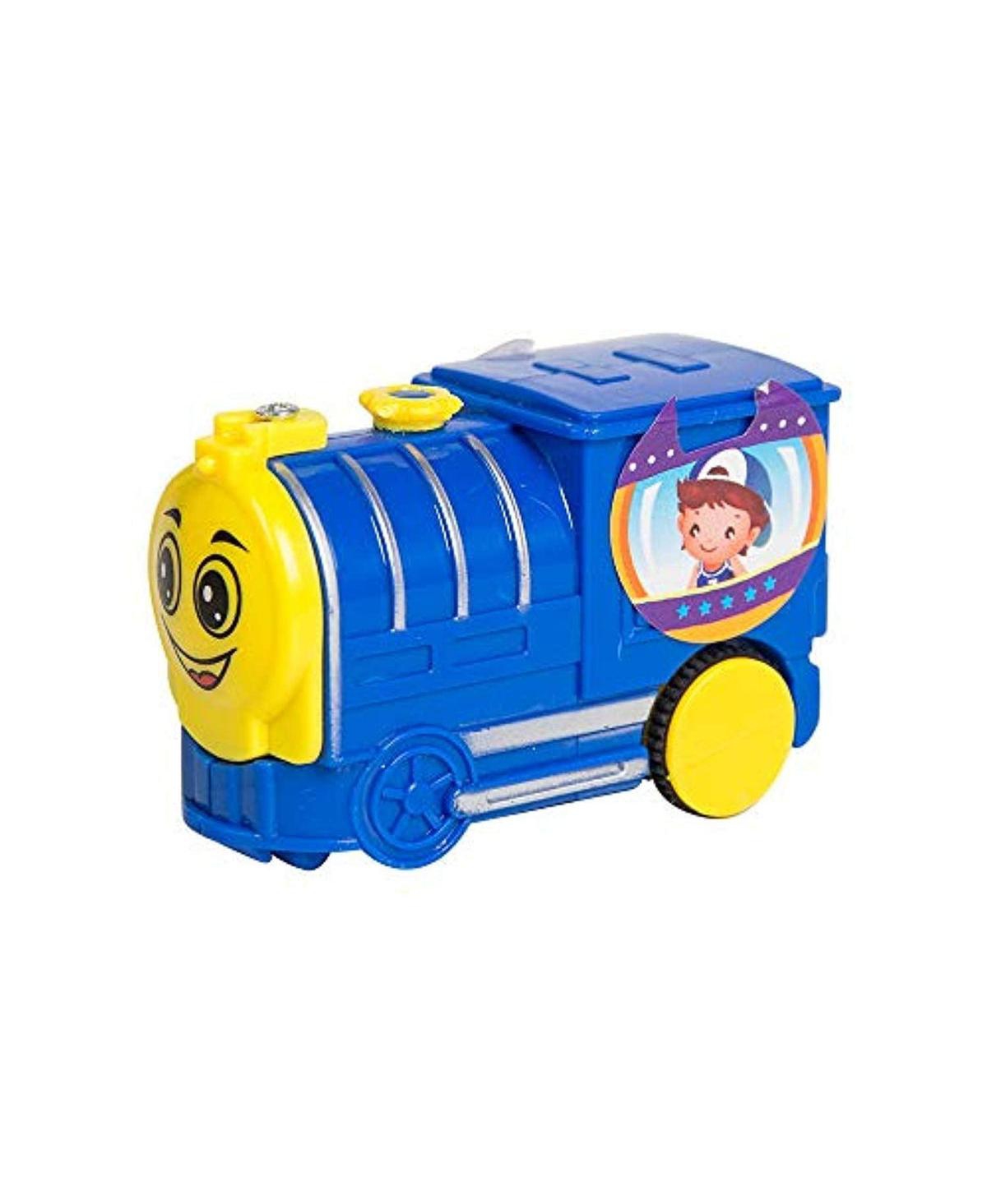 Slickblue Train Brick Set with Wheels  Plastic Building Blocks for Imaginative Railway Adventures