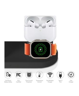 RCA RGB Wireless Charging Station, Magnetic Dock