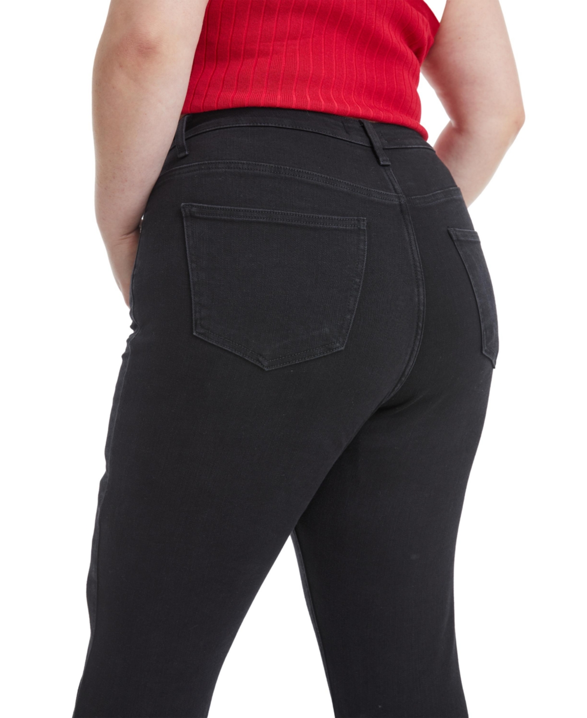 Bayeas Plus Size High Rise Flare Jeans