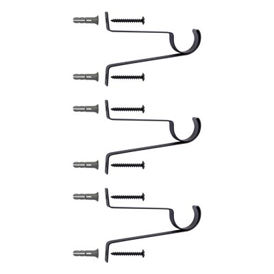 Byron 1-Inch Decorative Curtain Rod for Stylish Home Decor