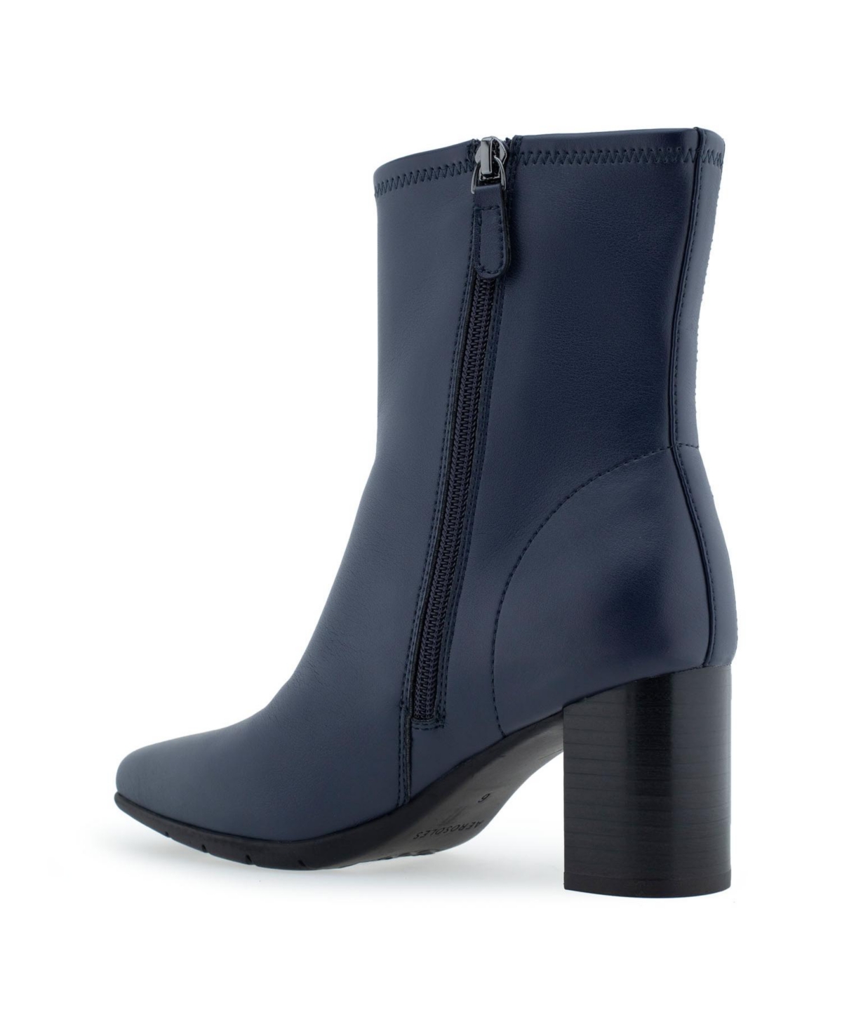 Aerosoles Women's Miley Mid-Calf Boots - Navy - Faux Leather
