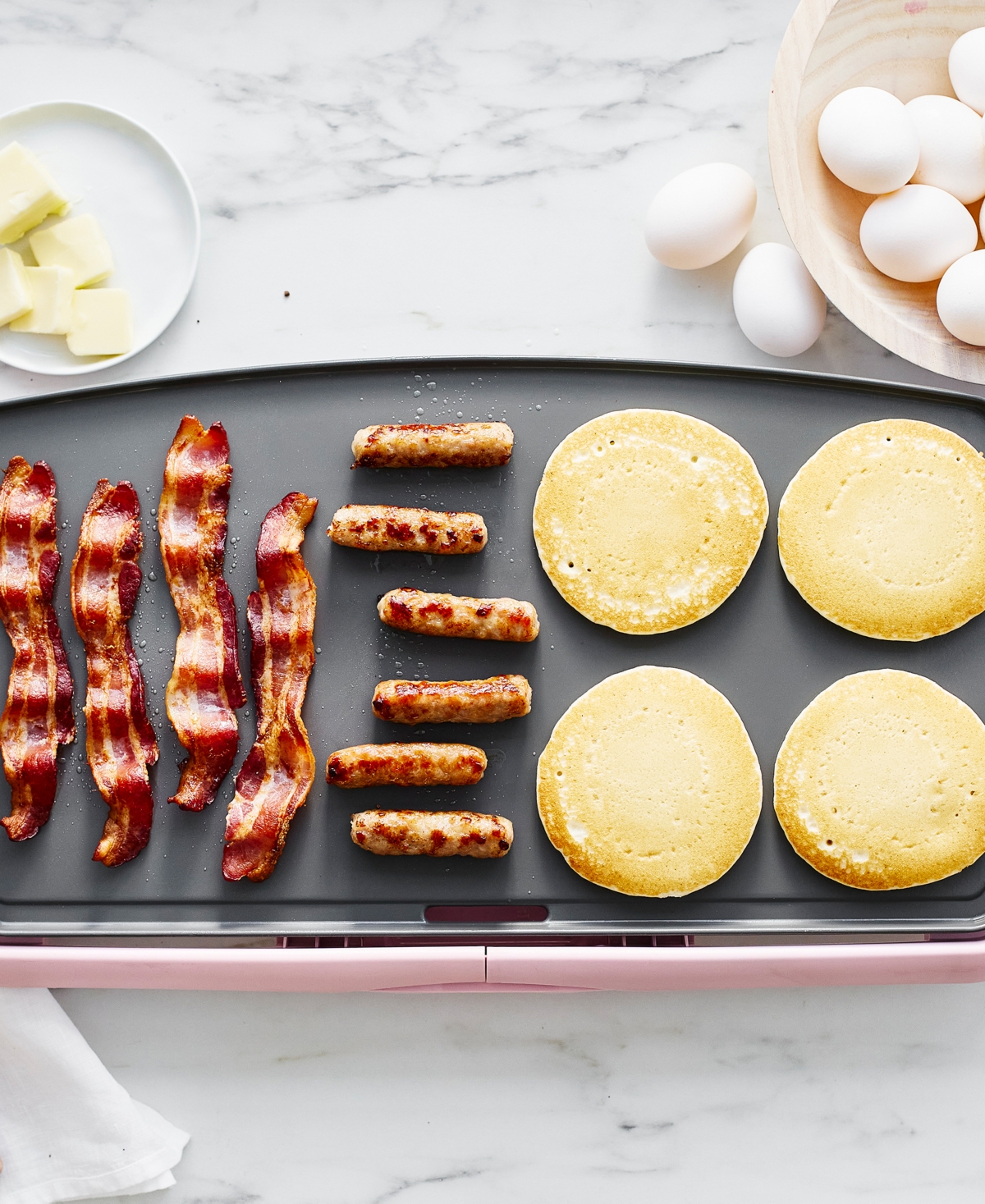Greenlife 23" Ceramic Nonstick Healthy Griddle Xl In Pink