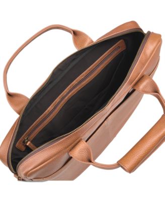 Men's Pebbled Leather Briefcase