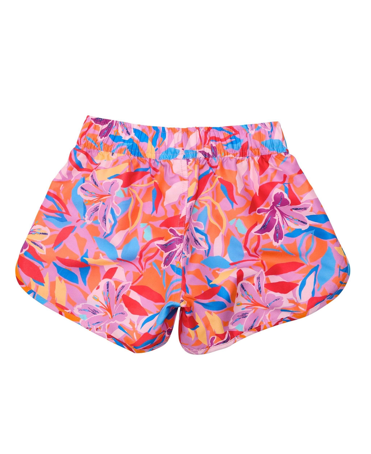 Snapper Rock Big Girls Blooming Sunset Sustainable Board Shorts
