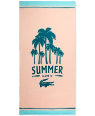 Palm Tree Cotton Beach Towel, 36