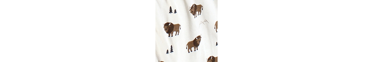 Hudson Baby Baby Boys Hudson Long Sleeve Cotton Jersey Sleeping Bag, Sack, Blanket, 12-18 Months - Wild buffalo