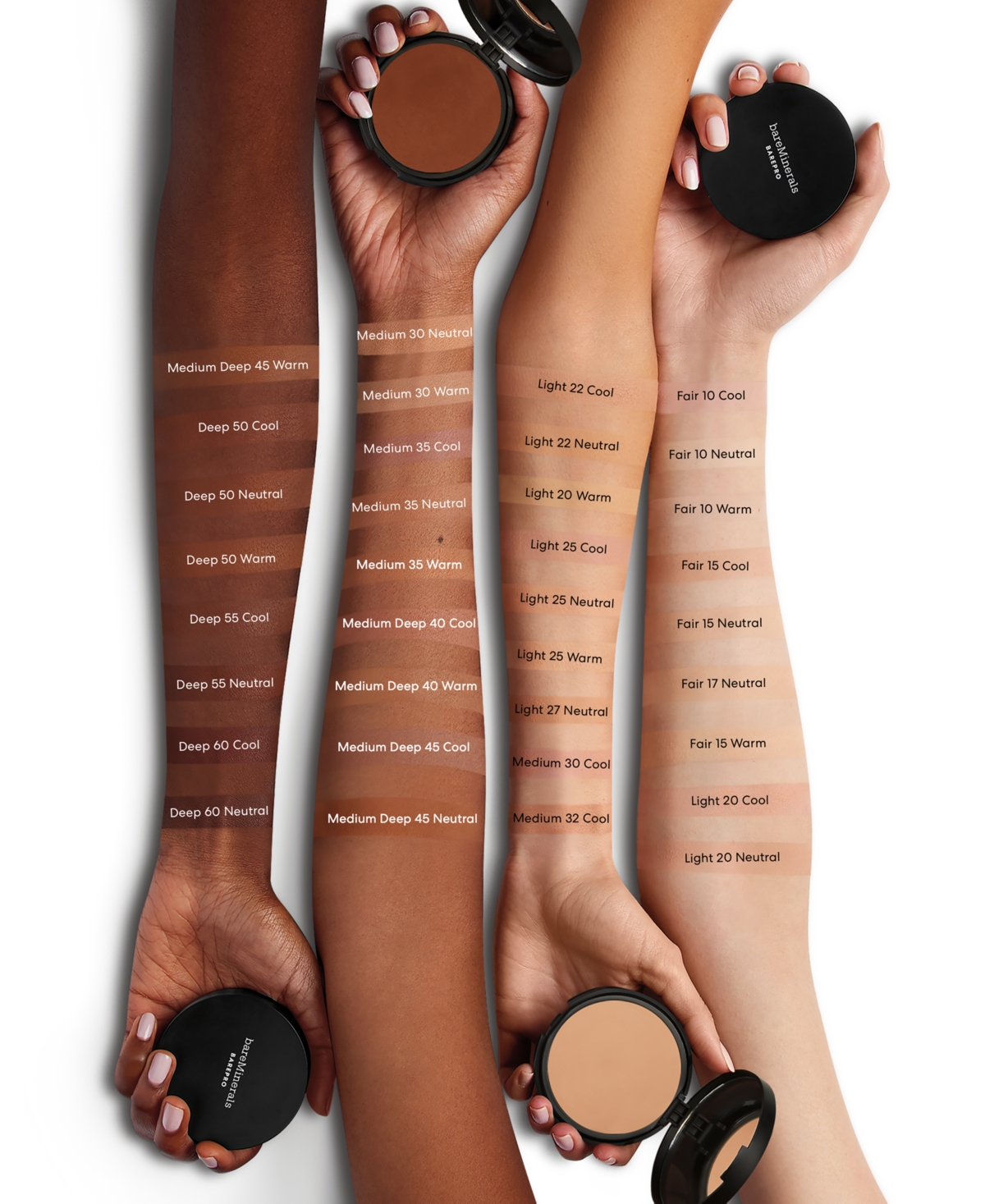 Bareminerals Barepro 24hr Skin Perfecting Powder Foundation In Deep 50 Cool