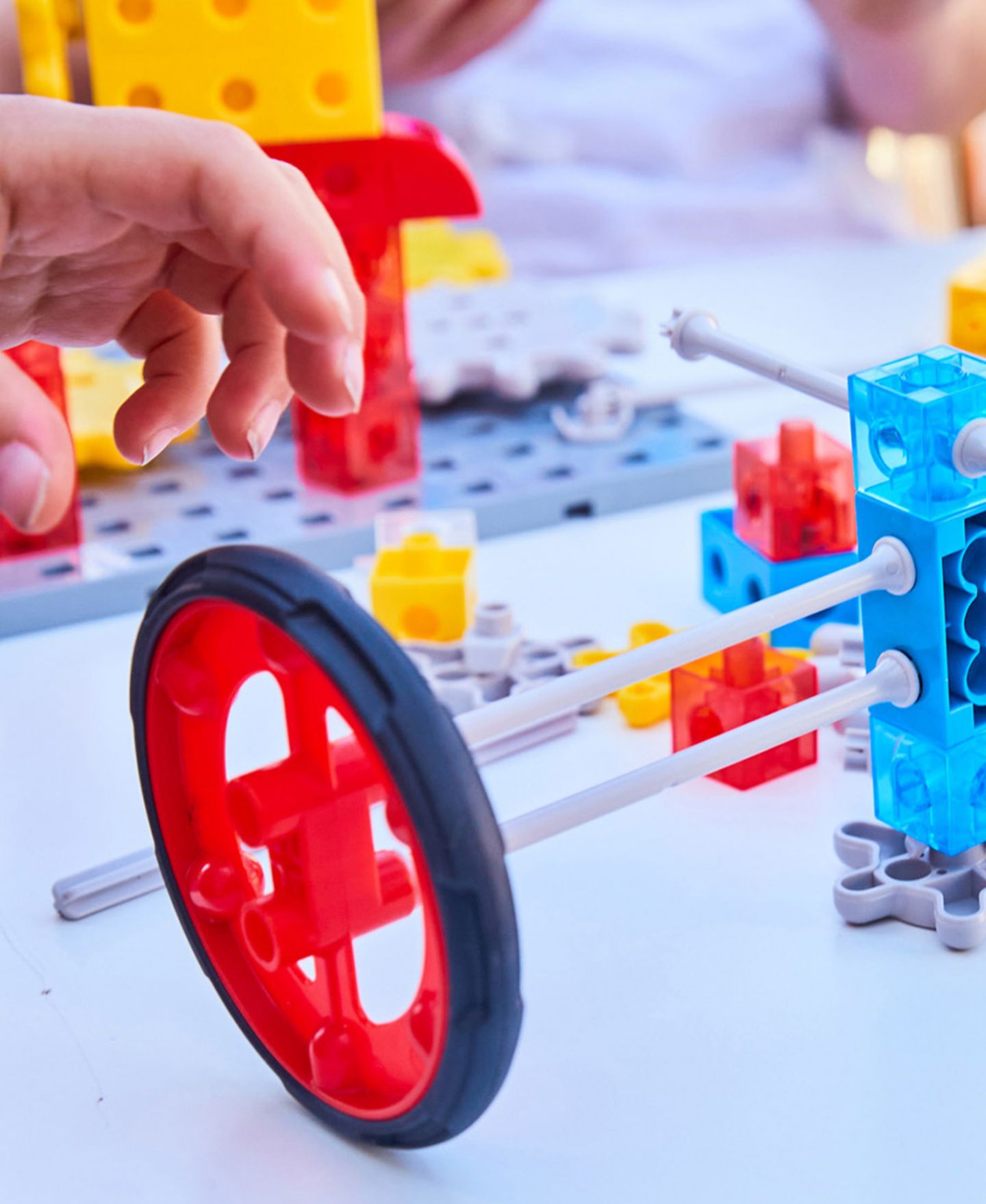 Детский конструктор edxeducation My Gears 117-Piece Building Set, Ages 4+ — фото 2