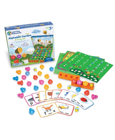 Детские игрушки Learning Resources Alphabet Garden Letter Matching 45-Piece Activity Set, от 3 лет