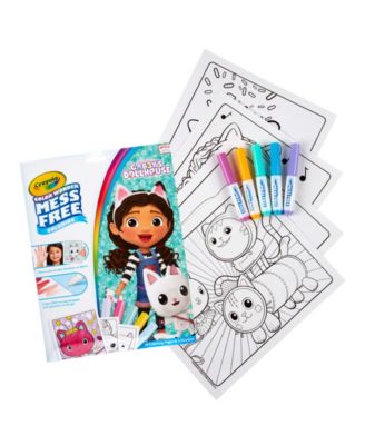 Color Wonder Gabby's Dollhouse Coloring Pad and Markers, Pack of 2