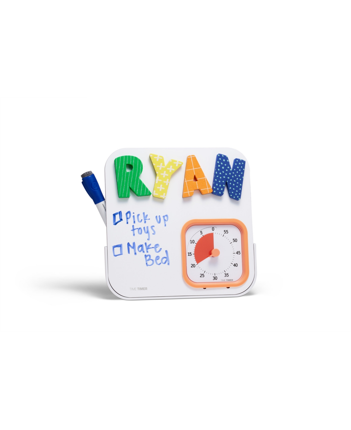 Time Timer Mod Timer + Magnetic Dry Erase Board In White