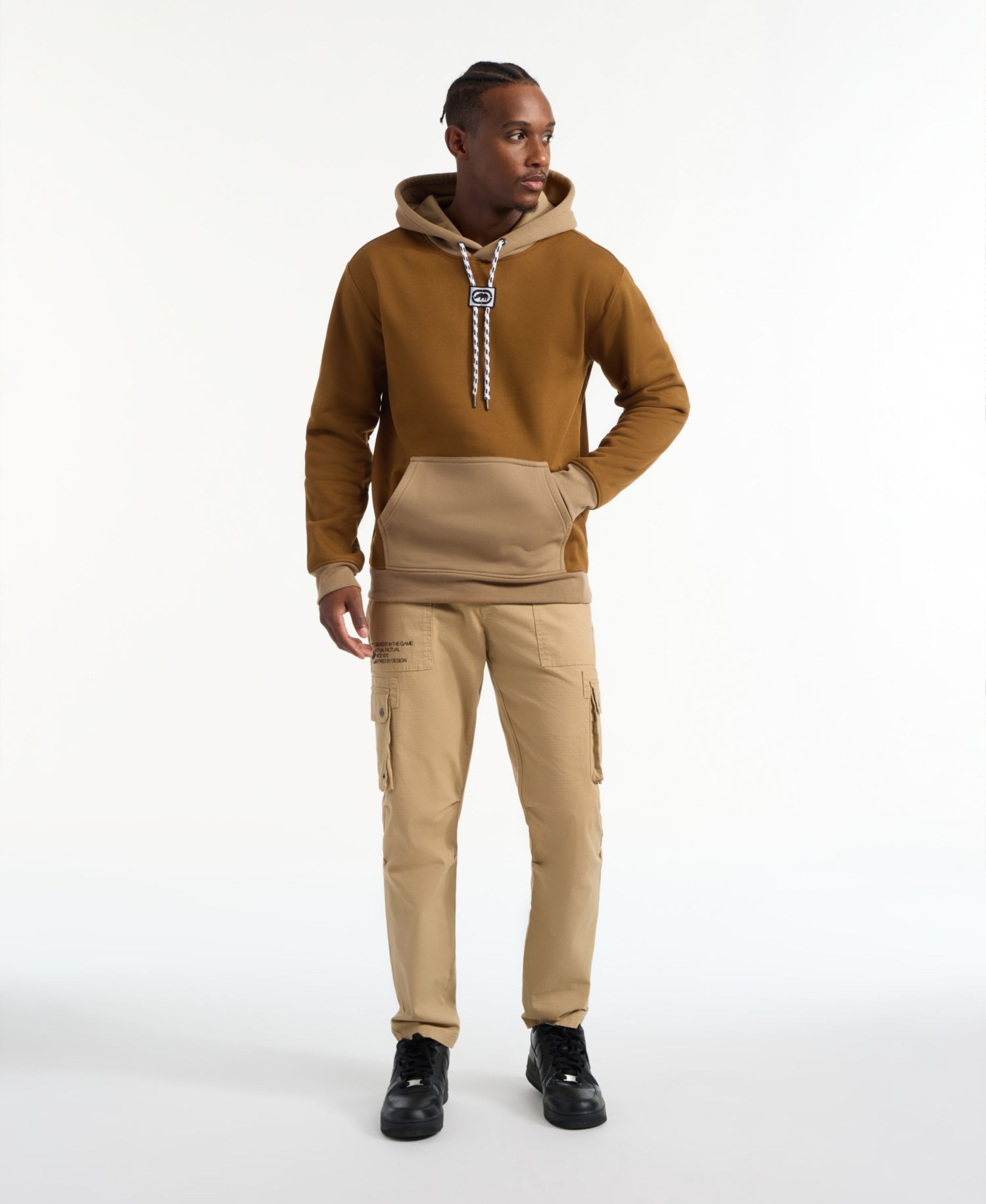Men's Back Stack Pull Over Hoodie