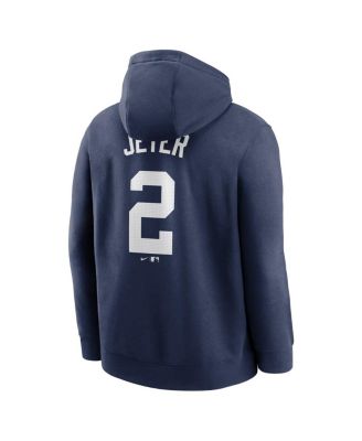 Men's Derek Jeter Navy New York Yankees Player Name Number Club Pullover Hoodie