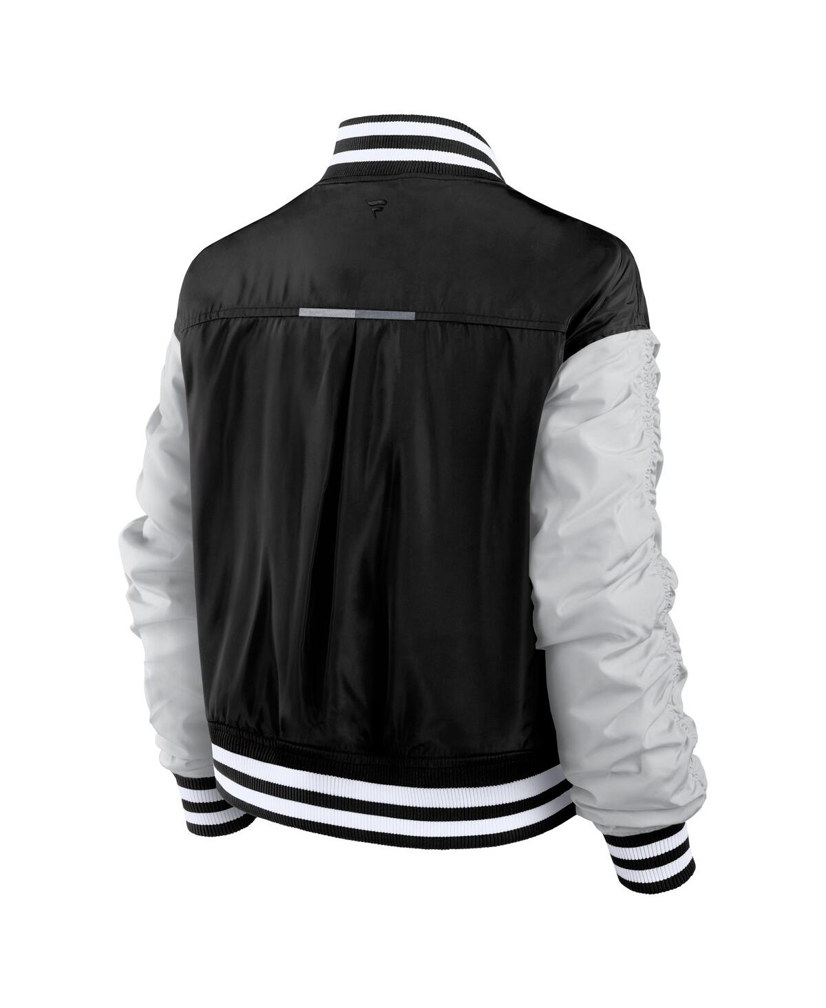 Fanatics Women's Black Los Angeles Dodgers Elements Wave Full-snap Jacket In Black