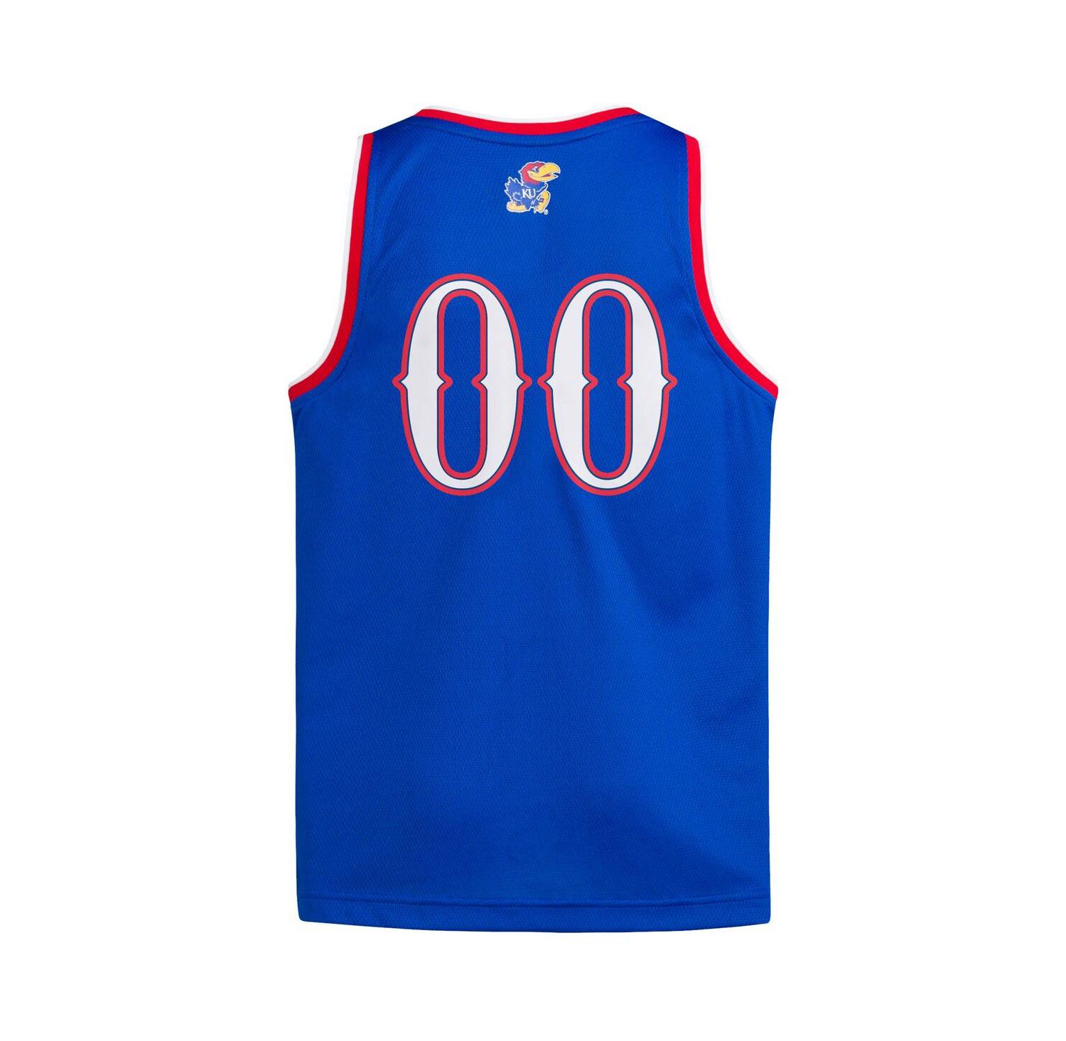 Big Boys and Girls 00 Royal Kansas Jayhawks Swingman Jersey