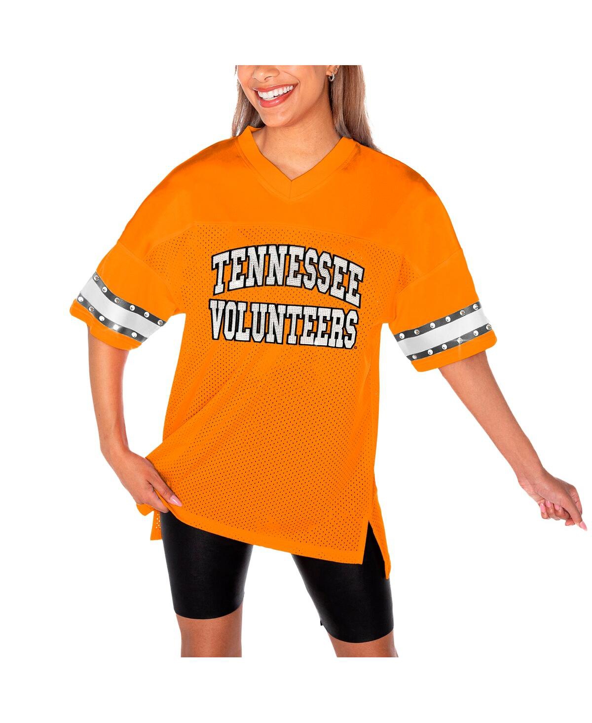 GAMEDAY COUTURE WOMEN'S TENNESSEE ORANGE TENNESSEE VOLUNTEERS UNTIL KICKOFF RHINESTONE FASHION T-SHIRT 