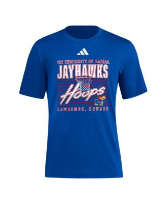 Men's Royal Kansas Jayhawks Locker Swish Tri-blend T-shirt