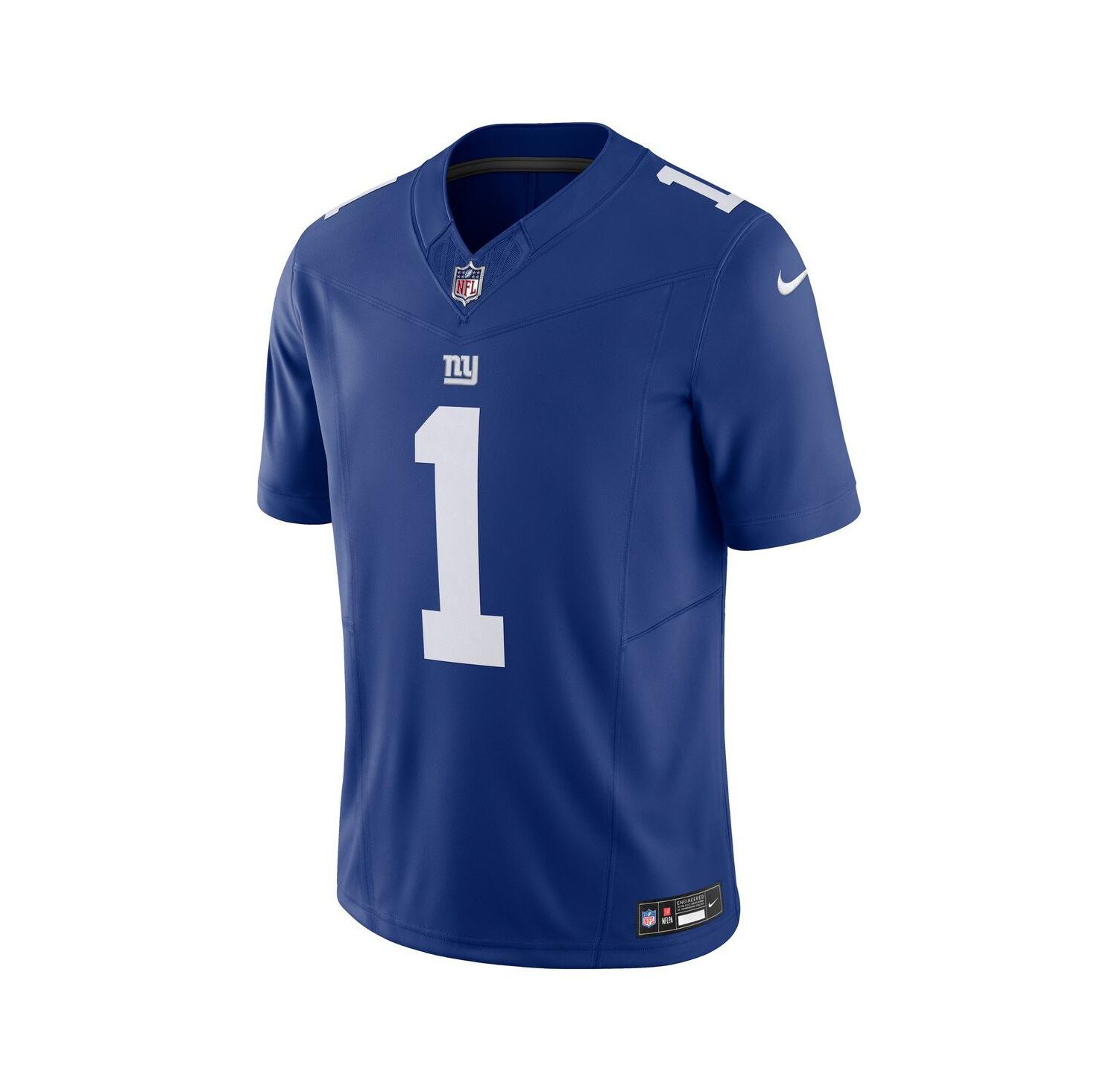 Men's Malik Nabers Royal New York Giants Vapor F.U.S.E. Limited Jersey