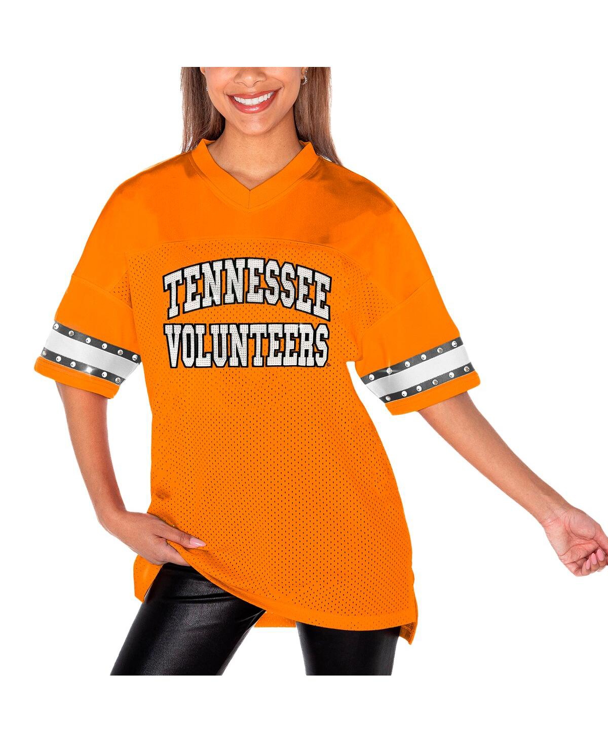 GAMEDAY COUTURE WOMEN'S TENNESSEE ORANGE TENNESSEE VOLUNTEERS UNTIL KICKOFF RHINESTONE FASHION T-SHIRT 
