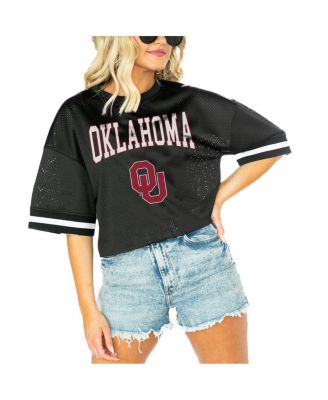 Gameday Couture Womens Black Oklahoma Sooners Game Face Fashion Jersey 9490₽