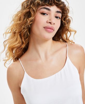 売れ筋商品|||バースリー カットソー トップス レディース Women's Scoop-Neck Camisole, Created for Macy's Lily White Bar III Women's Scoop-Neck Camisole, Created for Macy's - Macy's