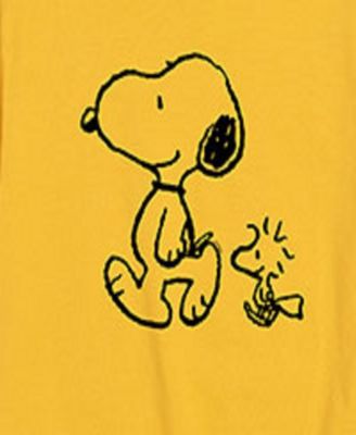Big Boys Snoopy Woodstock Graphic Tee