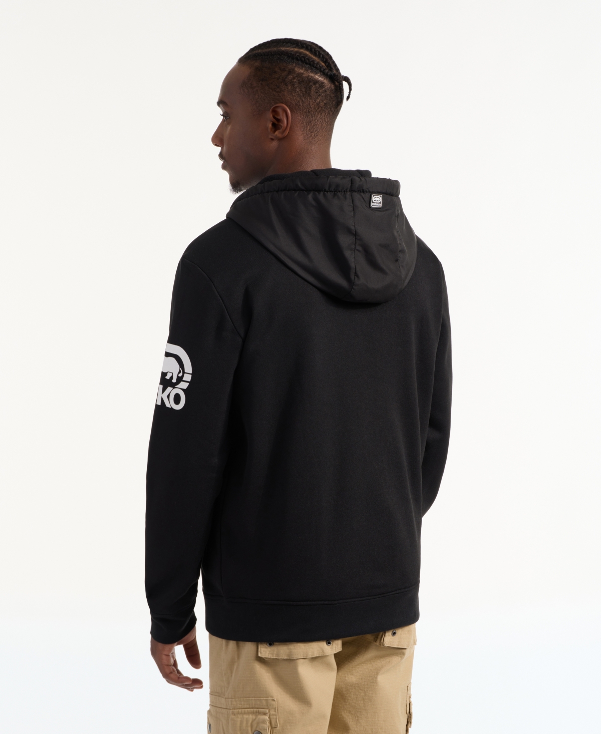 Ecko Unltd Men's Chisel Zip Up Hoodie In Black