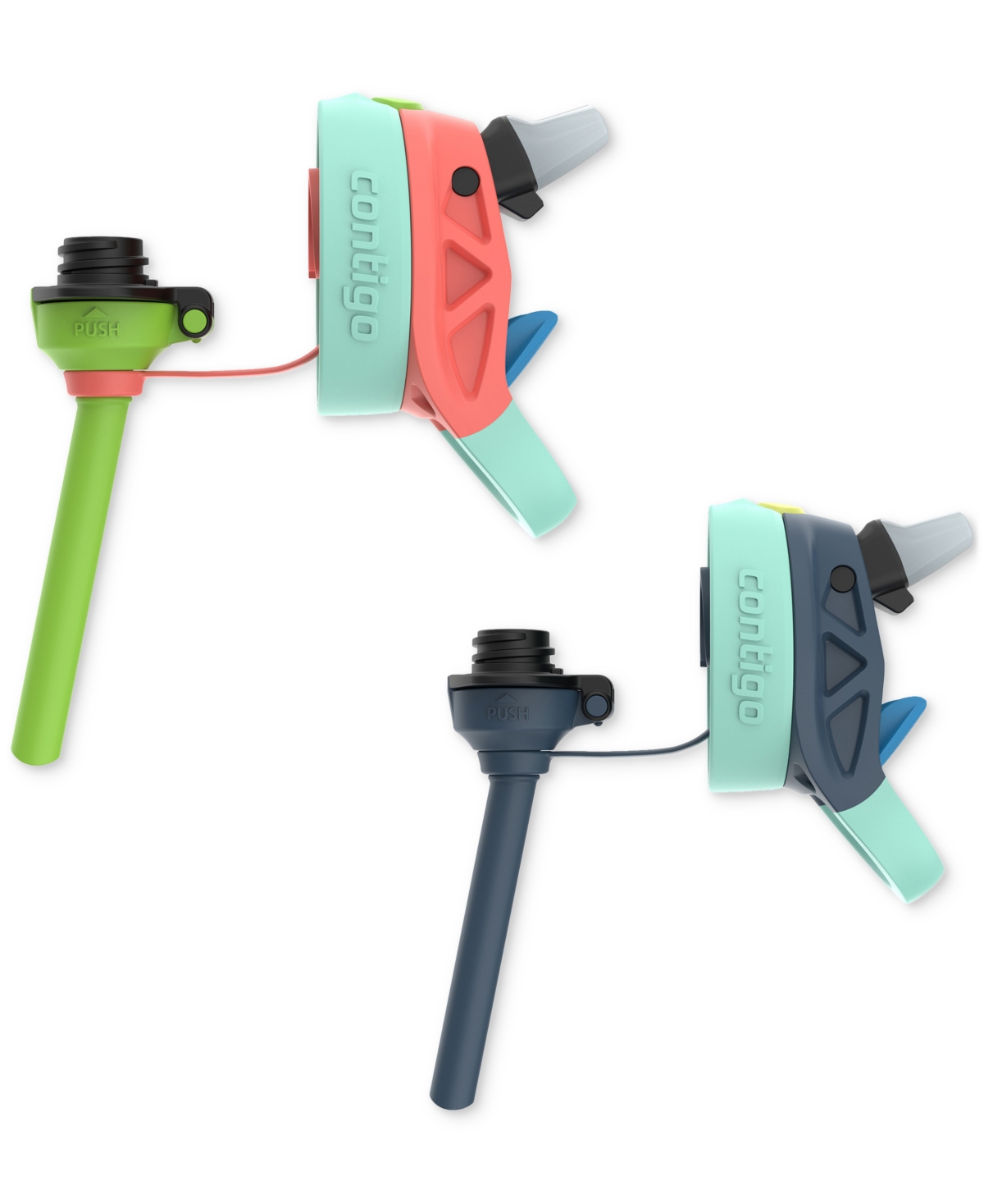 Contigo Kids 2-pack Autospout Straw 14-oz. Water Bottles In Multi