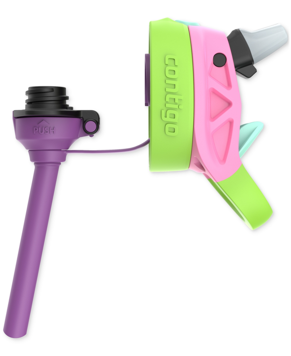 Contigo Kids Printed Autospout Straw 14-oz. Water Bottle In Pink