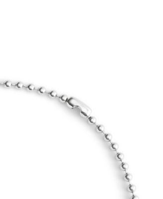 COACH Rhodium Signature Quilted Orb Pendant Necklace 12690₽