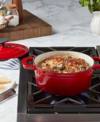 Blue Gradient 5-Quart Enameled Cast Iron Dutch Oven