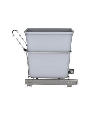 20 qt. Universal Waste Container with Rear Basket, RUKD-1420RB-1