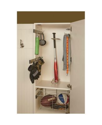14" Pullout Belt Rack Closet Storage Organizer, Chrome, BRC-14CR