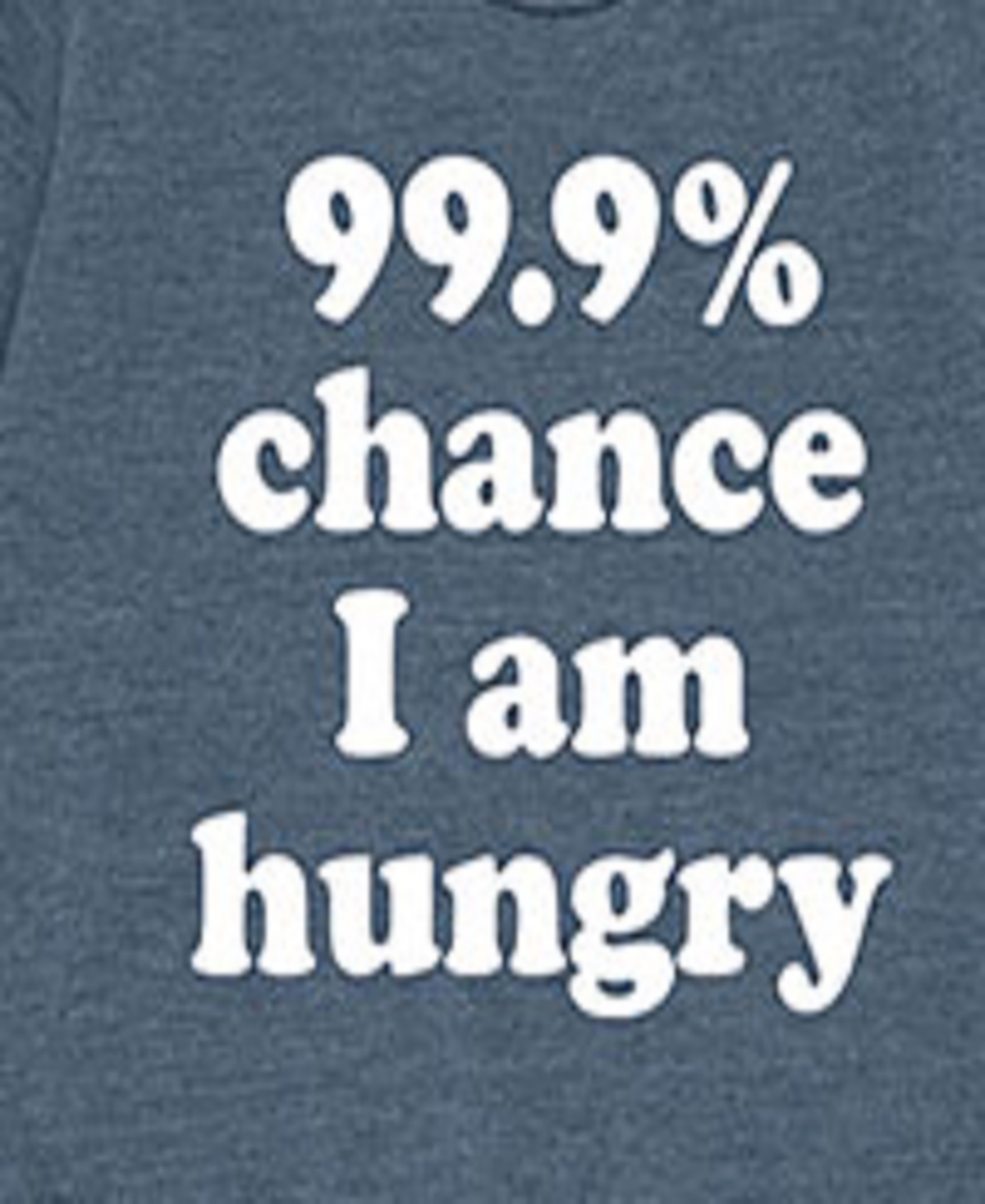 Hybrid Big Boys 99% Chance Hungry Graphic Tee In Blue