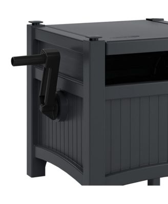 Hideaway 100 Ft Garden Hose Reel for 5/8 Inch Hoses, Cyberspace (2 Pack)