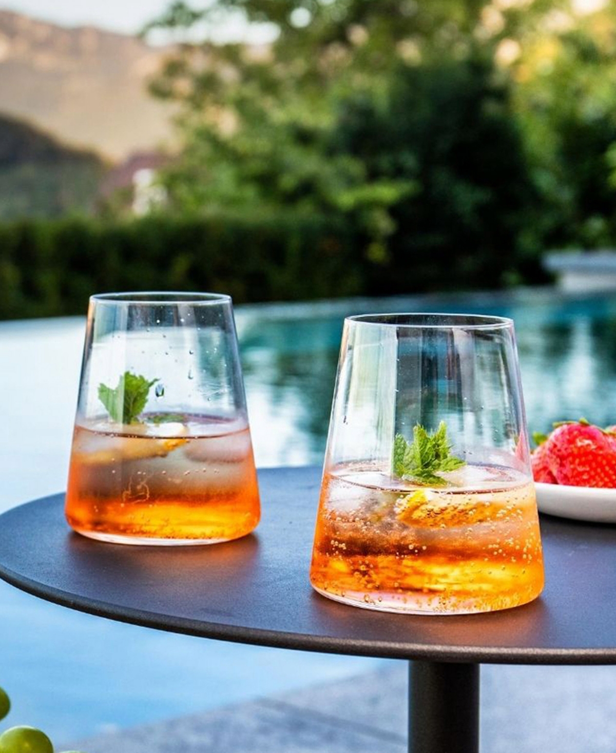 Stolzle Lausitz Power Wine Stemless, Set Of 4 In Crystal