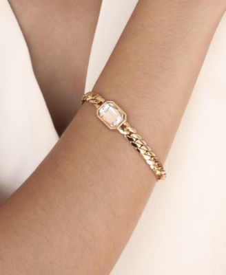 ETTIKA Deco Crystal Statement Cuban Chain Bracelet 14290₽