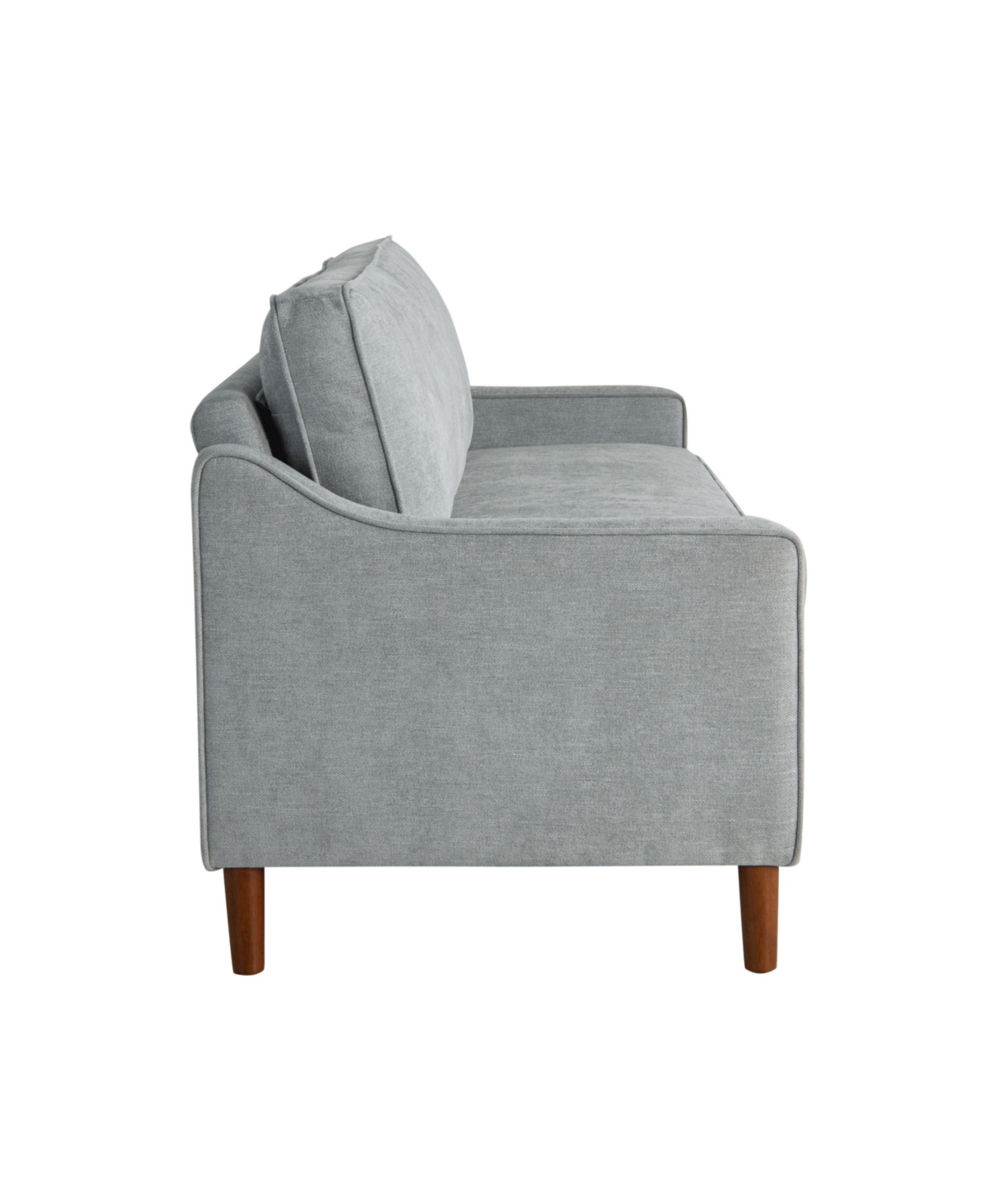 Studio Living 76" Polyester Savona Sofa In Light Gray