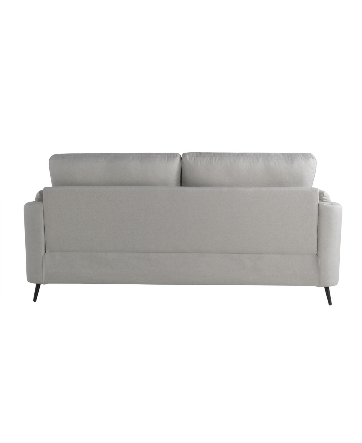 Studio Living 75.6" Polyester Berlin Sofa In Smoke