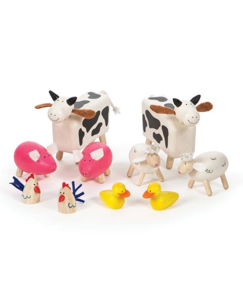 Детские фигурки Bigjigs Toys Wooden Farm Animals