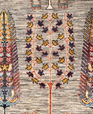 ADORN HAND WOVEN RUGS Tribal M1999 8'3"x9'8" Area Rug