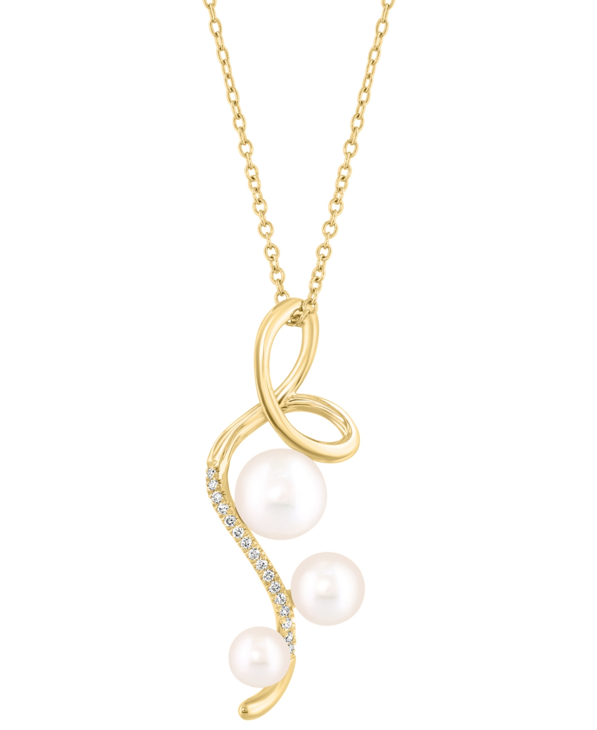 Effy Collection Effy Cultured Freshwater Pearl (4 In Gold