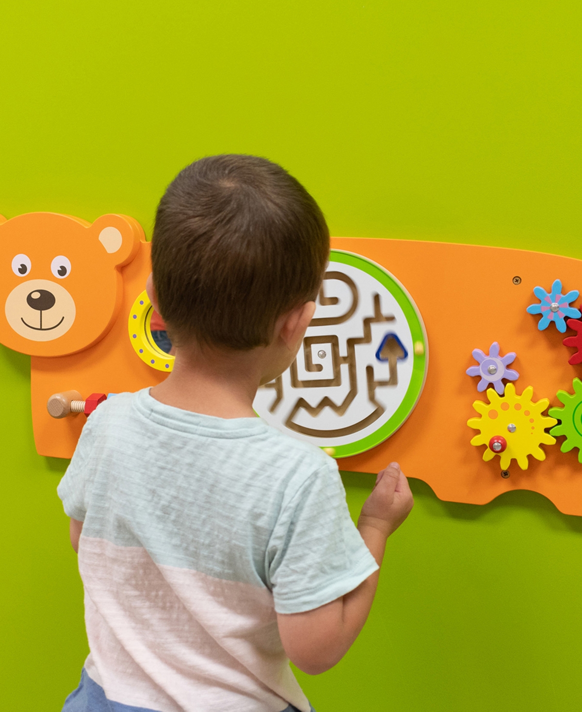 Learning Advantage Bear Activity Wall Panel Activity Center In Multi