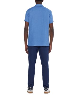 Мужская льняная рубашка обычного покроя на пуговицах SCOTCH - SODA от SCOTCH - SODA 23690₽