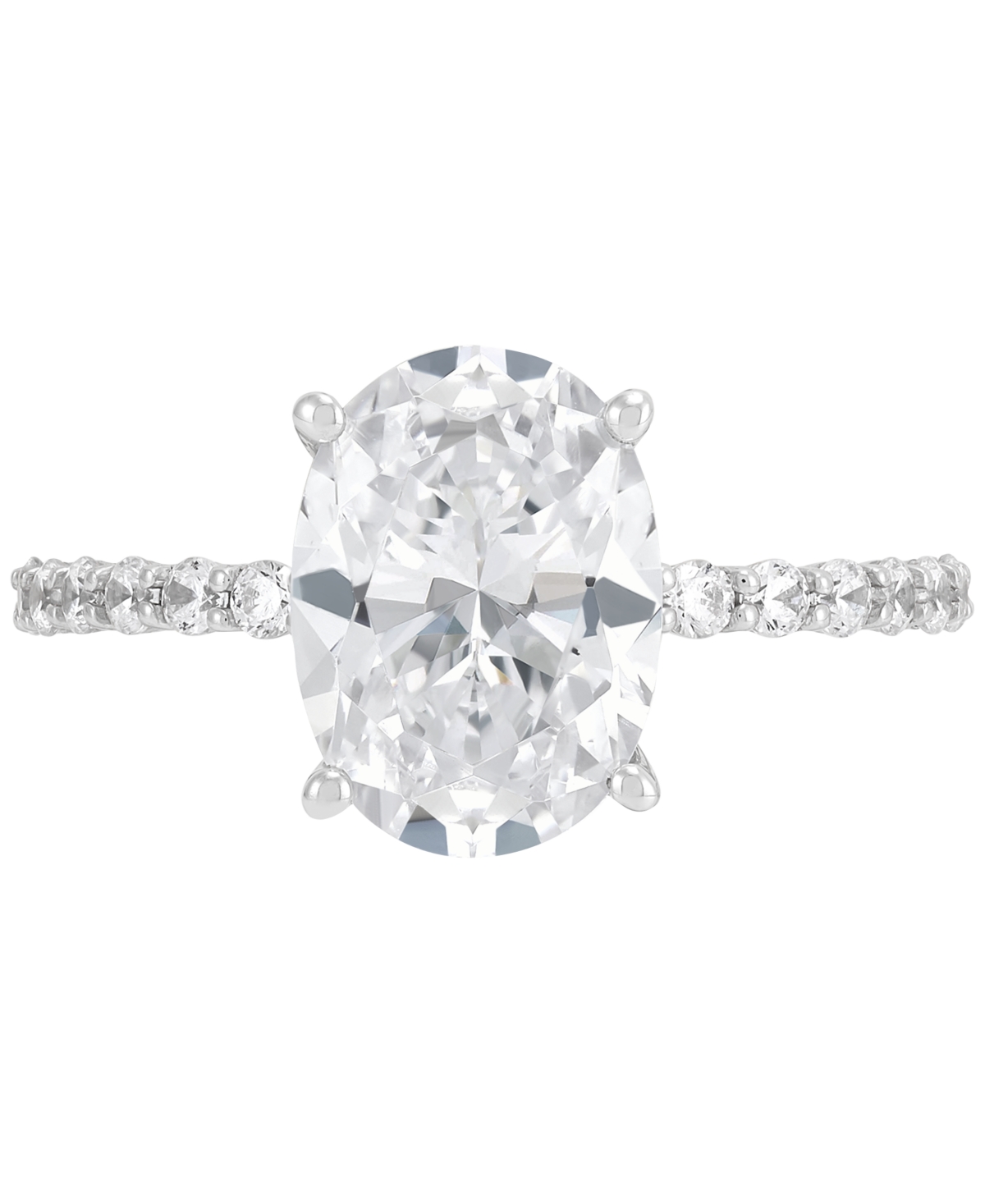 GROWN WITH LOVE CERTIFIED LAB GROWN DIAMOND ENGAGEMENT RING (3-1/2 CT. T.W.) IN 14K WHITE GOLD 