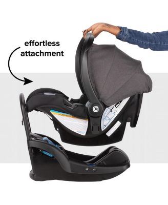 Quantum 4 3-in-1 Travel System with LiteClik30 R SafePlus Infant Car Seat and Base, Gray Slate